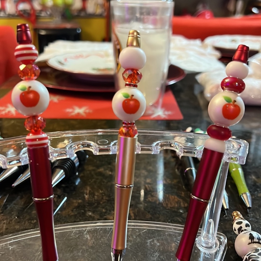 Beautiful custom made beaded pens